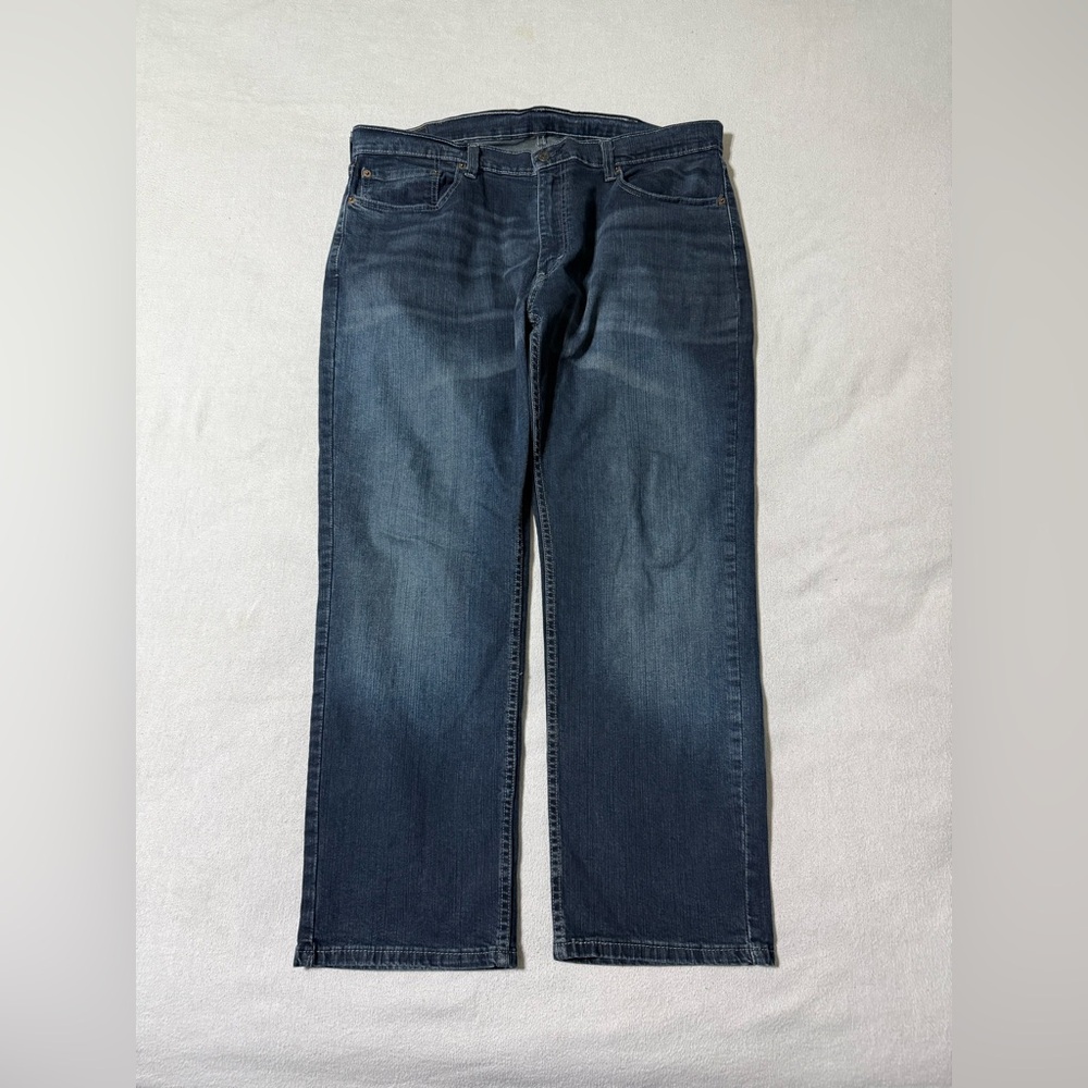Levis 559 Jeans Mens 38x28 Blue Relaxed Straight‎ Mid Rise Medium Wash